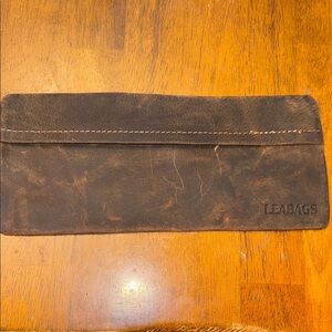 Vintage Brown Leather Wallet